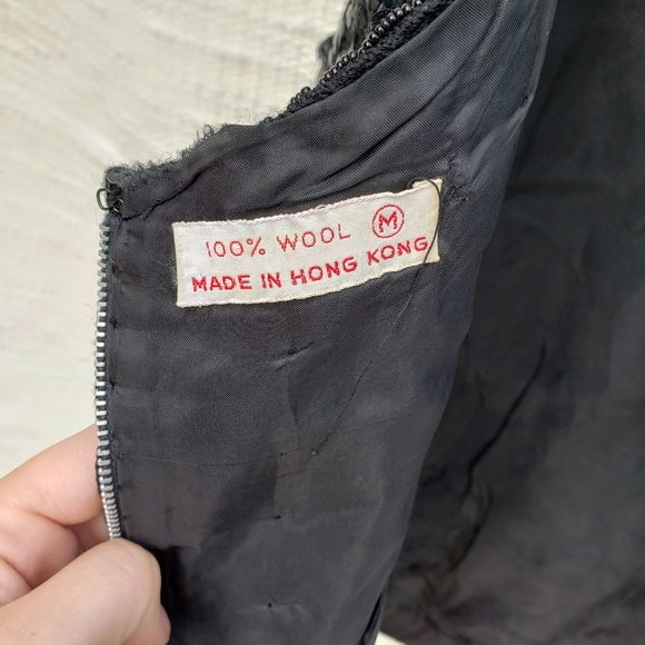 Vintage sequined wool top - Picture 5 of 7